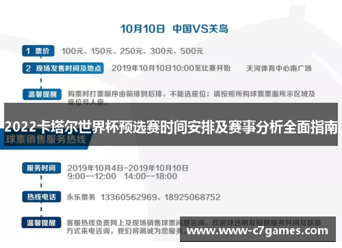 2022卡塔尔世界杯预选赛时间安排及赛事分析全面指南